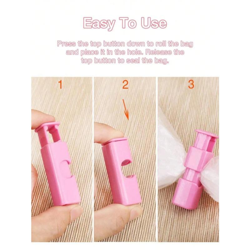 1-9 шт. Зажимы для запечатывания пакетов с едой, Пластиковые пружинные зажимы для пакетов с хлебом и закусками, Многоразовые инструменты для хранения свежих продуктов, Гаджеты для запайщика для дома и кухни