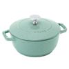 Рисоварка Staub Sage Green L с двумя ручками, литая эмалированная, на 3 чашки, совместимый с IH японский продукт с серийным номером "Wanabe 20 см" [Авторизованный номер] Wa-NABE