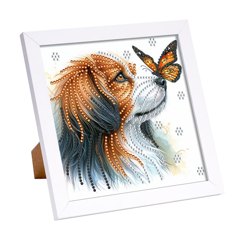 5D DIY Частичная Алмазная Живопись Special Shaped Drill С Рамкой Декор