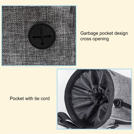 Многофункциональная сумка для лакомств для собак с поясным ремнем из ткани Оксфорд, вместительная закуска для собак