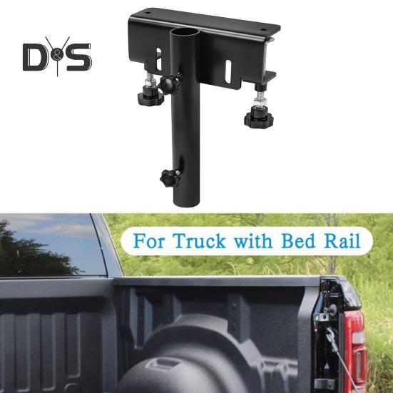 Кронштейн для крепления флагштока на грузовике, не требующий сверления, держатель флагштока диаметром до 1,2 дюйма для пикапов