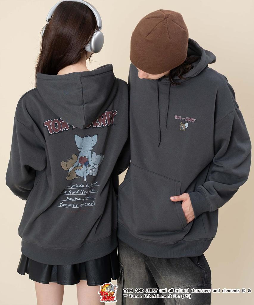 WEGO Графический размер Sumikuro Мужская толстовка ТОМ И ДЖЕРРИ, Свитшот, Унисекс, Повседневная одежда на осень/зиму, Подарок, M,