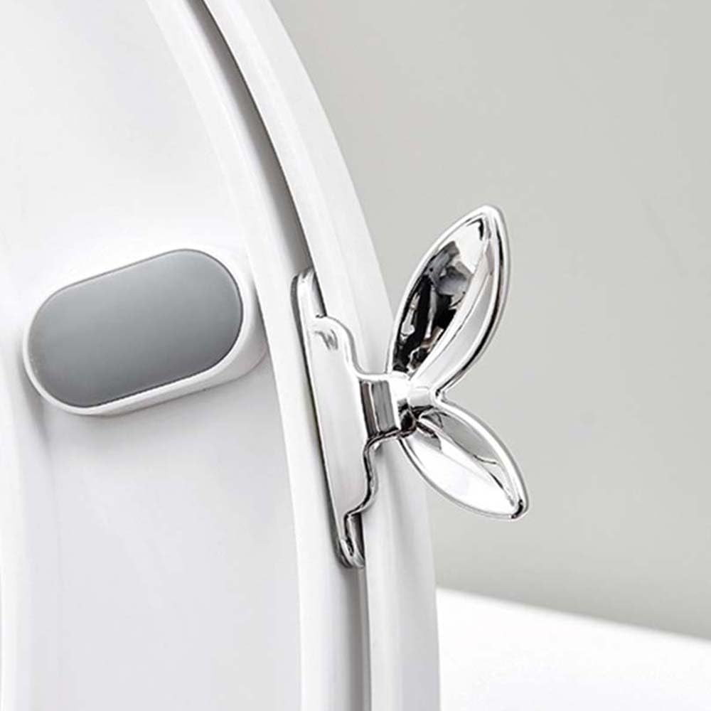 Contains 2 Toilet Seat Toilet Seat Bathroom Convenient To Keep Your Hands Toilet Etiquette Supplies That Are Great for Children and the Silver Pieces,