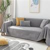 Solid Waterproof Couch Cover for Sofa 1/2/3/4/5 Seater Universal Slipcover Armchair Towel Furniture Protector for Pet Cat