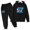 Fashion 67 Kid's Clothes Hoodie+Pants Suit Spring Autumn six seven meme Tracksuit 2pcs Set 3-12 Years Children zipper hoodies