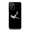 New Square Clear Phone Case For Xiaomi Redmi Note 12 11 9S 9 8 10 Pro+ 7 8T 9C 9A 8A K40 Gaming Cover Football Player Soccer Art