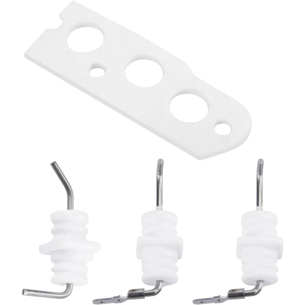 Простая установка Комплект электродов пламени Запасной комплект электродов зажигания Подходит для моделей водонагревателей