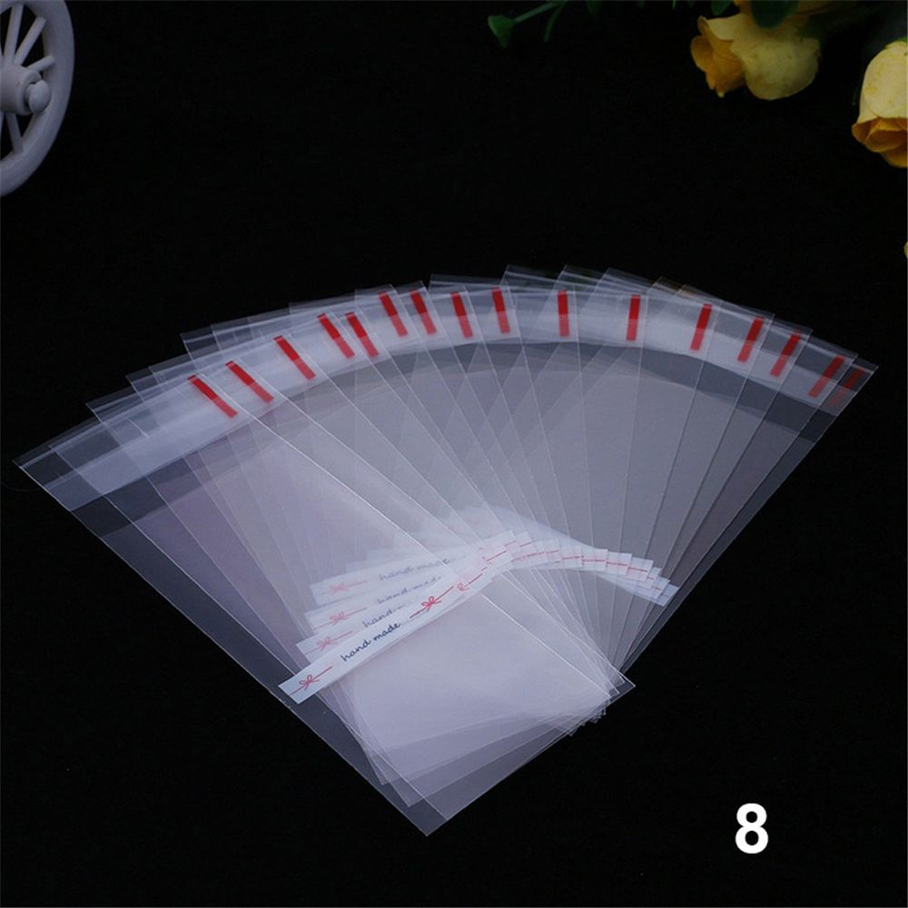 100pcs/lot Cute Bow Party Supplies Wedding Favors Lipstick Bag Gift Packages OPP Bags Plastic Pocket