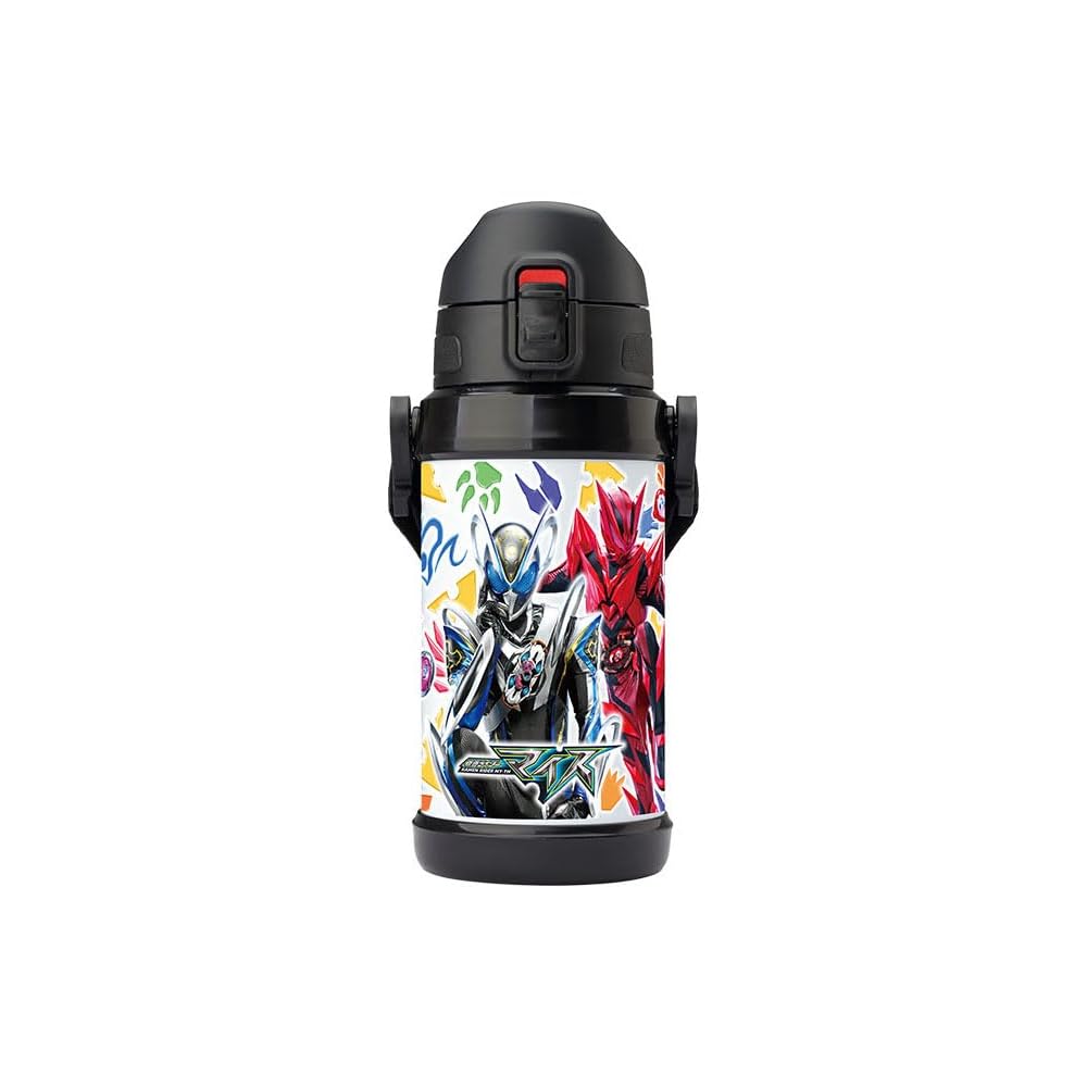 Komori Resin Kamen Rider Myce Direct Stainless Steel Bottle 600ml, Keeps Drinks Cold, Lightweight,