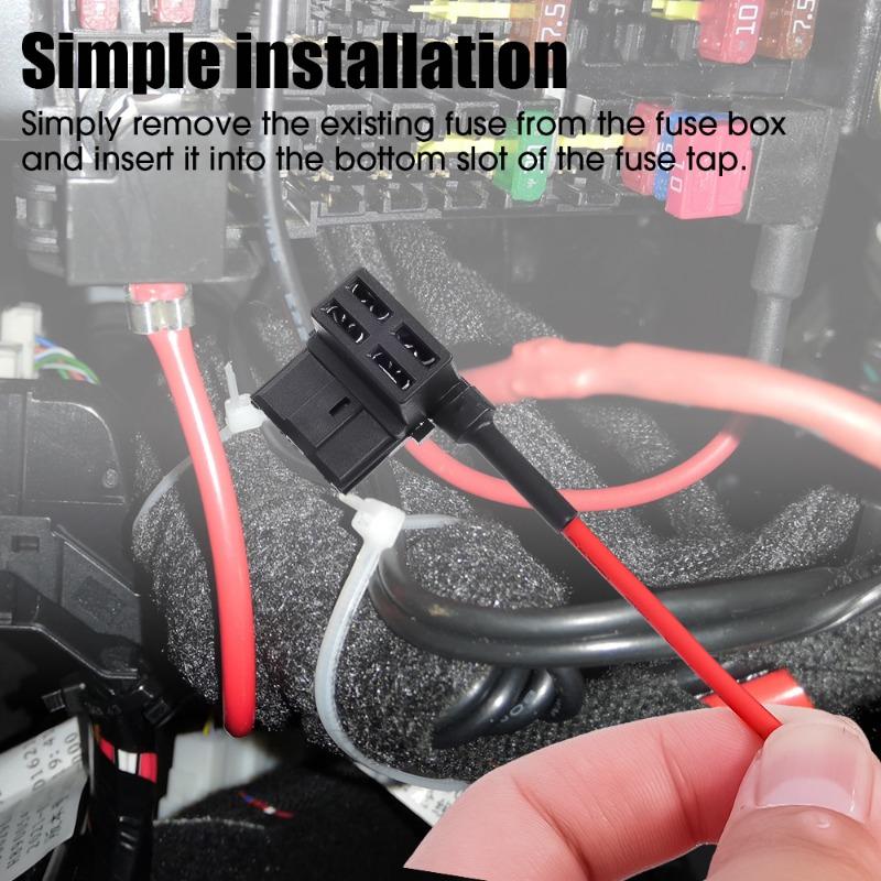 Car Mini Fuse Box Circuit Adapter ATM Blade Fuse for Car Van Motorcycle RV Boat Tractor TAP Adapter Fuse Holders1
