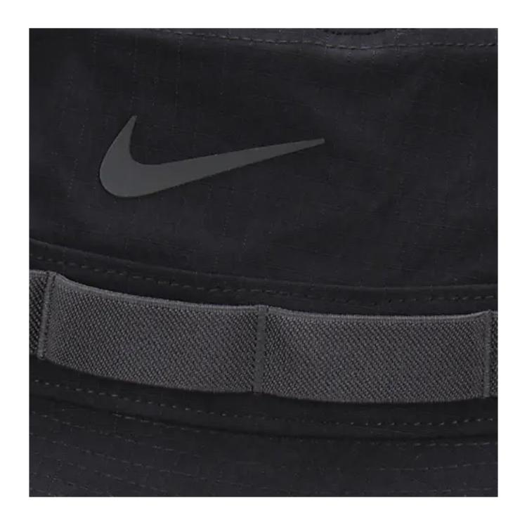 Nike Панама с вышивкой и люверсами Шапки унисекс Черный FB5621-010