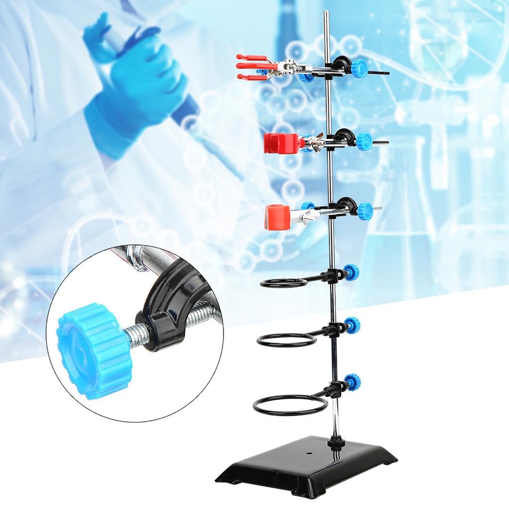 Laboratory Support Stand Bracket Chemical Flask Clamp Lab Experiment Instrument School Supply