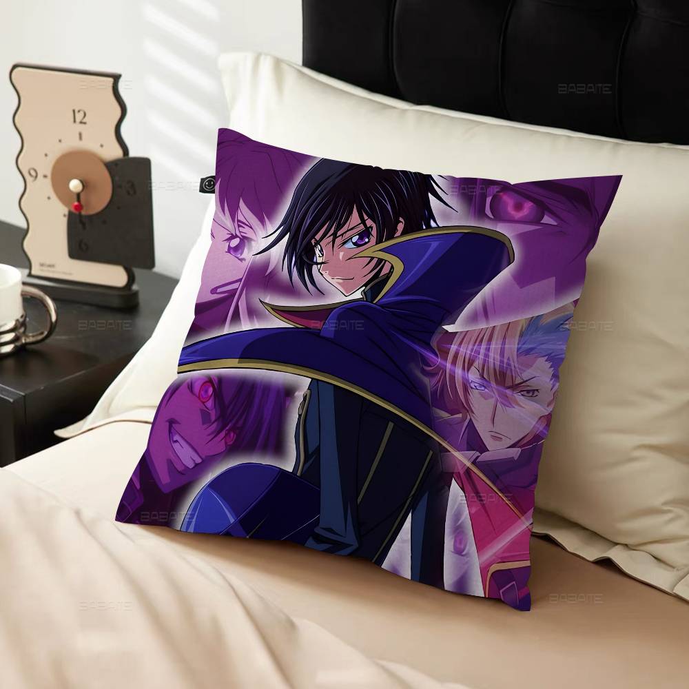 Classic Mecha Anime C-Code G-Geass Personalized Pillow Cover Kids Bedroom Wild Party Decor Pillowcase Kid Birthday Shower Gift
