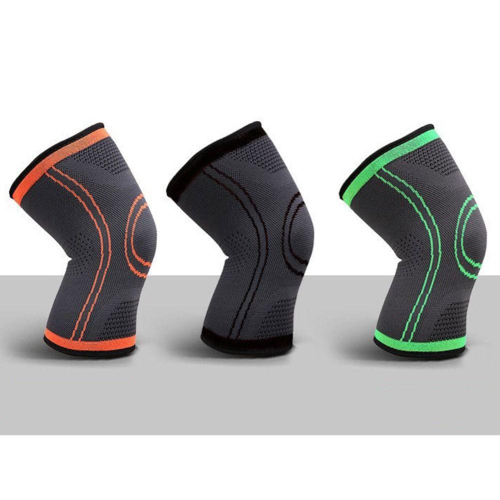 Elastic Knee Patella Protector Black Green Orange Knee Pad Sports Supplies Compression Knee Pads