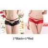 Women's Panties Open Crotch Thongs Sexy Hollow Briefs Underwear Erotic T-Backs Sweet Crotchless Seamless Panty