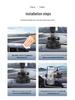 New Model Car and Truck Suction Cup Phone Holder with Cross Design