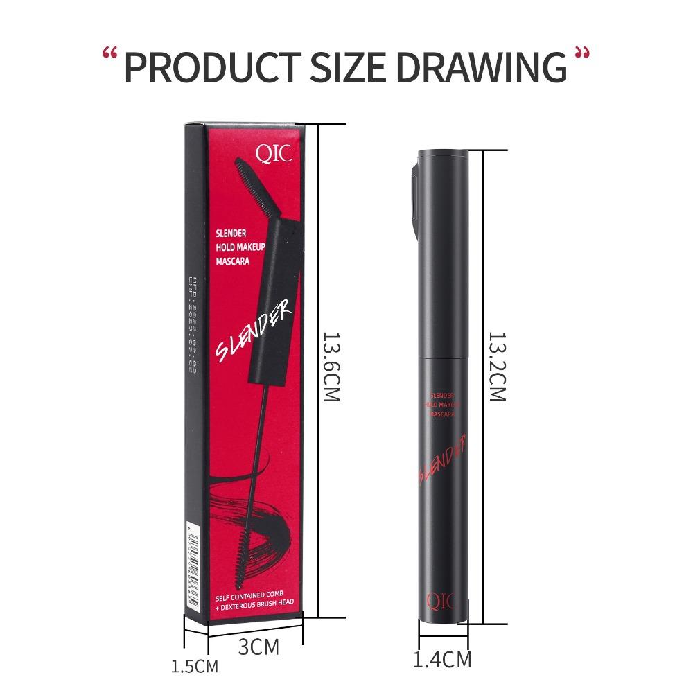 Тушь для ресниц QIC Fine Brush с длинными кудрями и водостойкая тушь для макияжа Самодельный макияж Комбинированный макияж