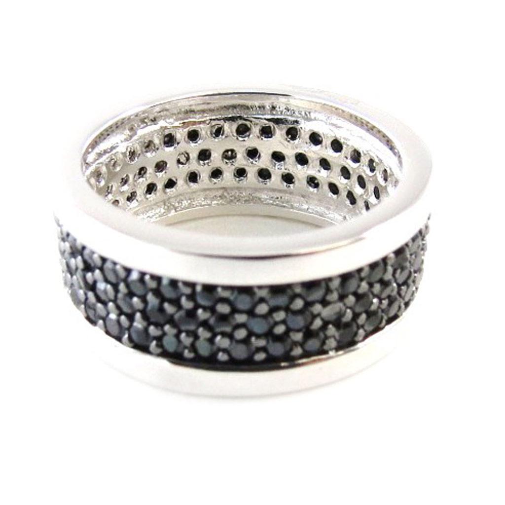 Silver Alliance 'Romy' Black Silver (rhodium) - 8 Mm