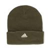 Adidas Акриловая Вязаная Легкая Кепка 55 со Средним Логотипом, Зеленая,
