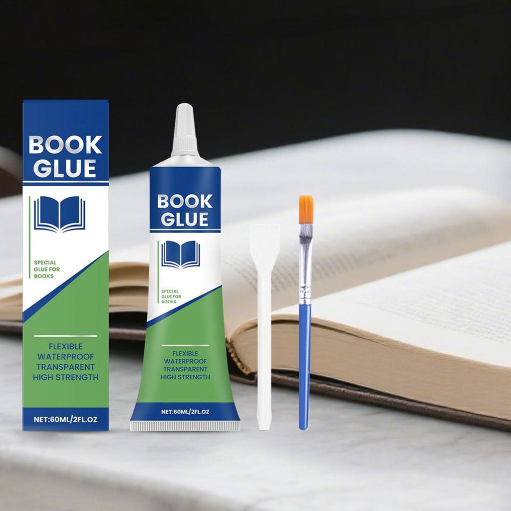 60 мл Клей для ремонта книг Прозрачный клей DIY Бумажные поделки 3D Книга Студенческие канцелярские товары Переплет Учебник Дневник Поделки DIY