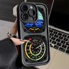 Phone Case for iPhone 17 Air 16E 15 16 Pro Max Aircraft Instrument Cockpit Radar Cover 14 Plus 13 12 Mini Soft Shell Silicone Fu