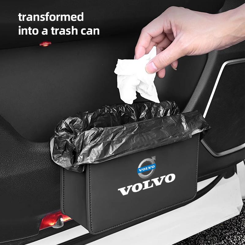 Back Clip Car Storage Box Car Door Seat Storage Case For Volvo XC90 V90 V60 XC60 V40 EC40 EX40 S80 S60 S90 C40 XC40 V70 XC70 C30