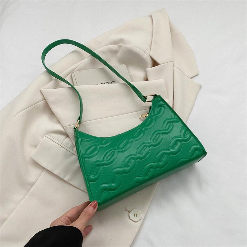 Trendy Women's Simple Shoulder Bag With Chic Aesthetic For Casual Daily Use
