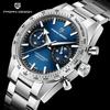 New PAGANI DESIGN Retro Luxury Watch Sport Speed Chronograph Men Watch Quartz Sapphire 316L All Steel Japan Movt Man Watch