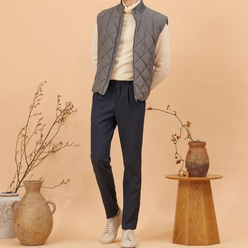 Bang Bang Men S Single Pleat Ultra Warm Bonded pantS 3 Piece Set
