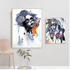 НАДЕЖНОЕ Искусство Сексуальная Девушка Абстрактные Плакаты Бабочка Цветок Перо Северный Стиль Холст Картина Домашняя Стена Для Гостиной Без Рамки