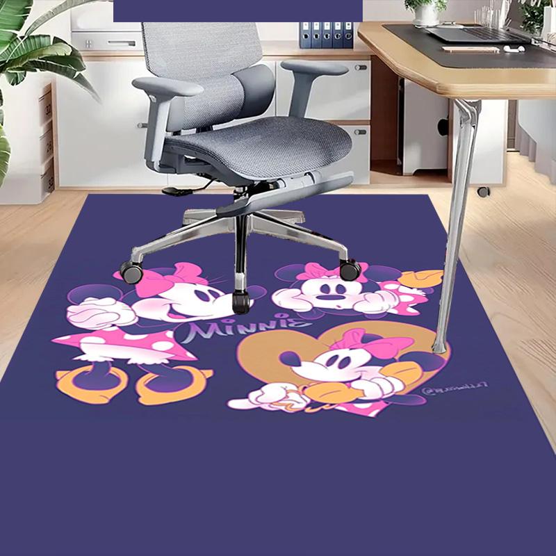 Minnie Mouse Heart Friendship Carpet For Playroom Bedroom Living Room Sofa Home Decorkids Game Area Rug Nonslip Floor Mat