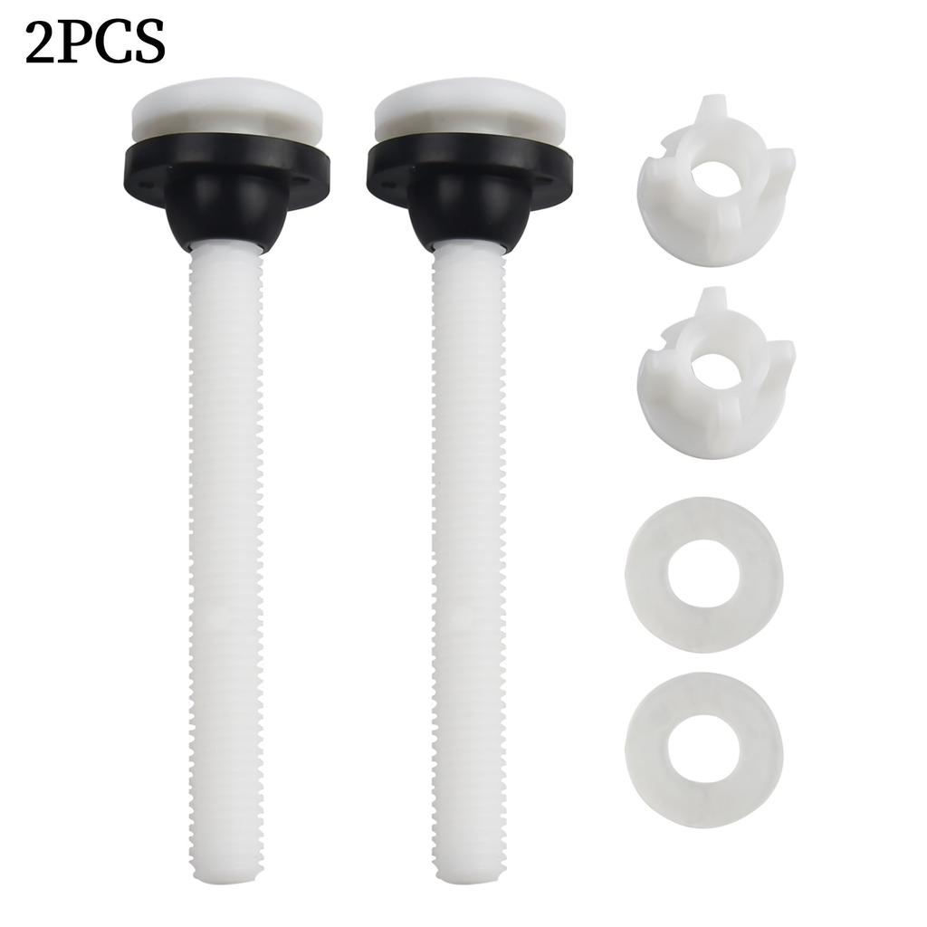Nuts Toilet Seat Bolts Pack Plastic Replacement Sturdy
