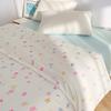 Пододеяльник Star Notes Dopamine Floral, 100% хлопок, приятный к коже, с милыми маленькими иллюстрациями.