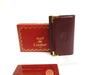 Подлинный Must de Cartier Бордовая кожа 6 колец Брелок #a684 Восстановленный