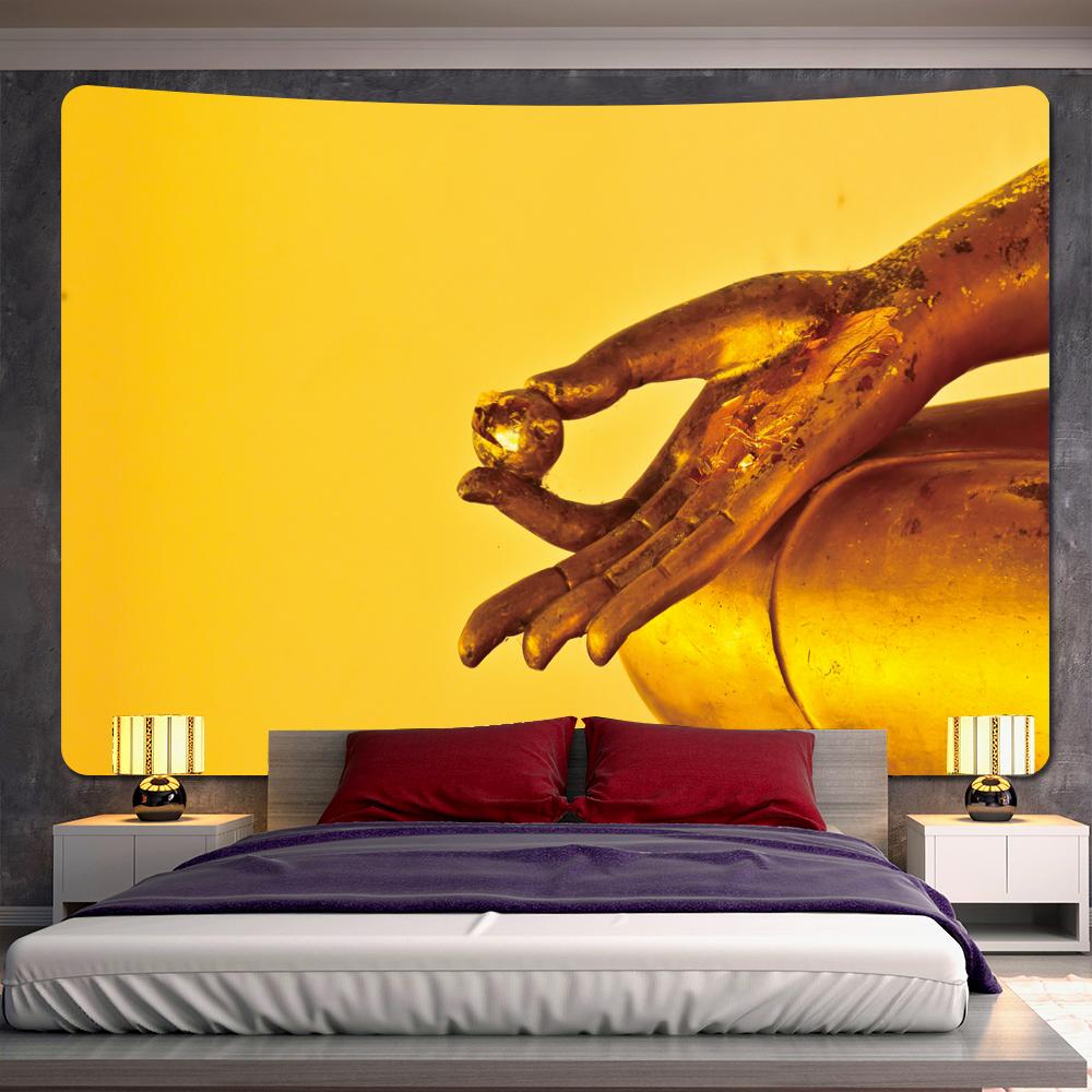 Будда медитация украшение дома гобелен Мандала богемное украшение психоделическая сцена настенное крепление Таро коврик для йоги