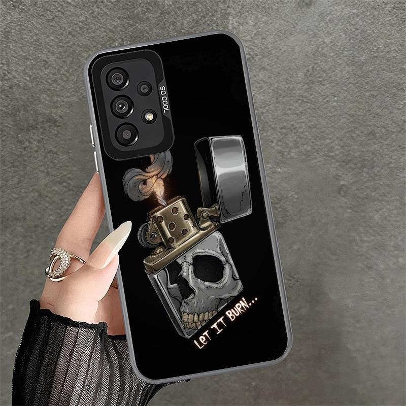 Lighter Cool Pattern Soft Phone Case for Samsung A17 A16 A15 A14 A13 A57 A56 A55 A54 A53 A37 A36 A35 A34 A33 A26 A25 A24 A23 A52