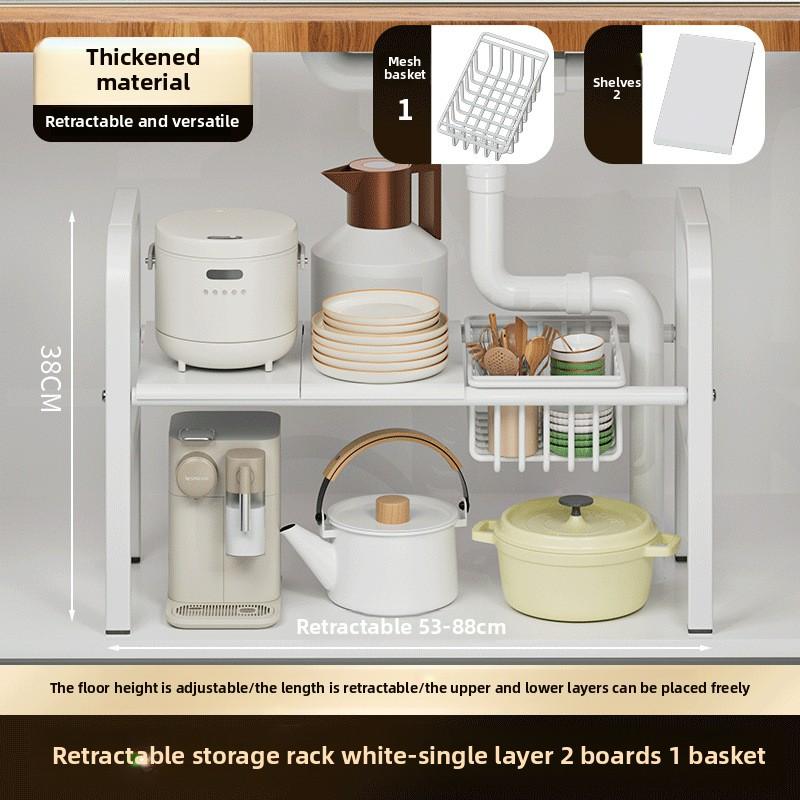 Новая полка для раковины, столешница, многоуровневый шкаф, регулируемая высота, многоцелевое хранение, кухонное хранение, оптовая продажа