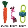 Durable Cotton Rope & Frisbee Toy Set for Small To Medium Dogs