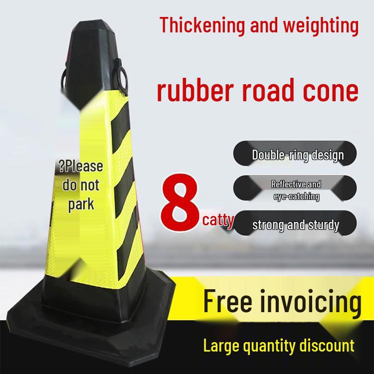 Парковочный столбик в виде ведра мороженого: Светоотражающий предупреждающий конус «Стоянка запрещена»