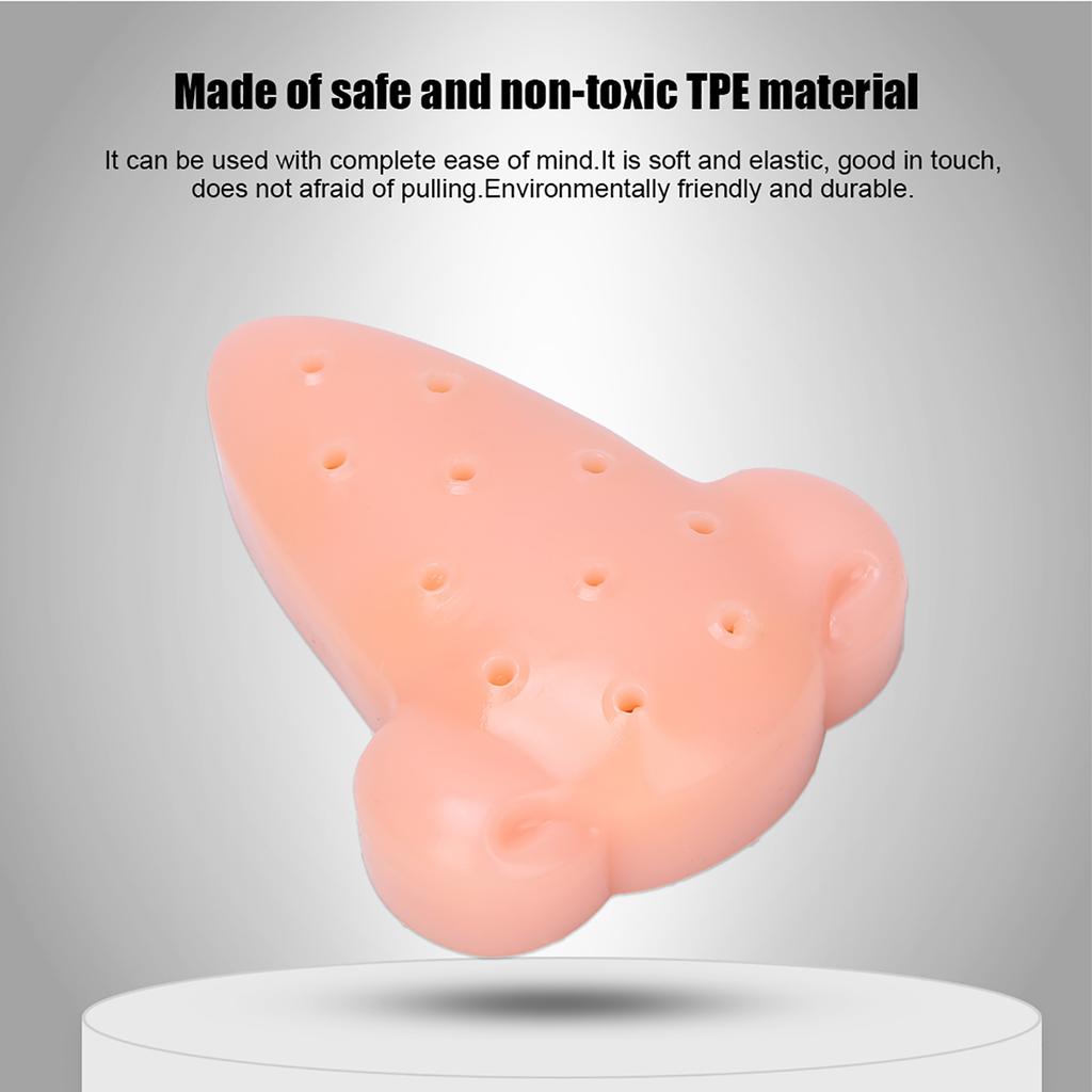 Innovative Wacky NosE Shaped Pimple Squeezing Toys Stop Picking Your Face TPE Toys