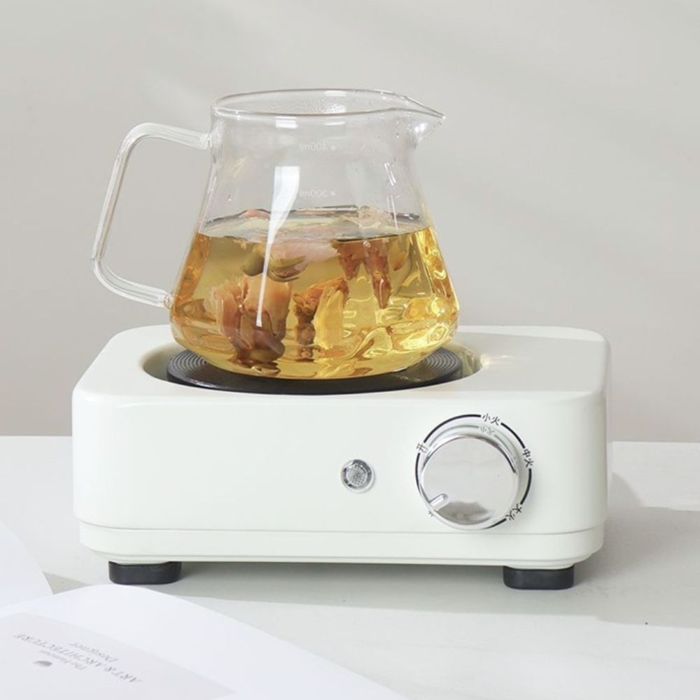 Adjustable Temperature Coffee Pot Heating Furnace Fast Heat Cast Iron Plate Electric Teapot Warmer Stove 3 Speed Energy-saving