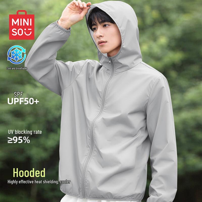 MINISO Мужская толстовка-куртка с защитой от солнца UPF 50+