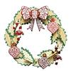 Wooden Art Christmas Wreath Ki-gu-mi