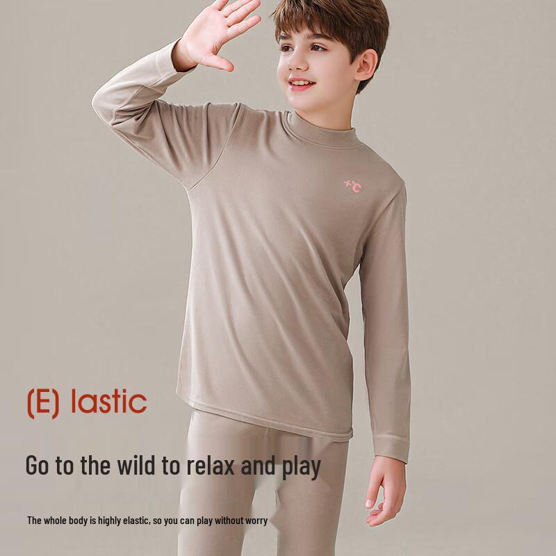 Unisex Kids Acrylic Blend Thermal Underwear Set