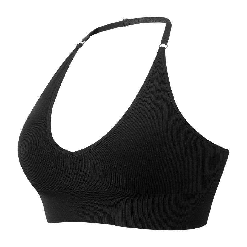 Sexy Deep V Triangle Cup Seamless Halter Backless Comfortable Bra