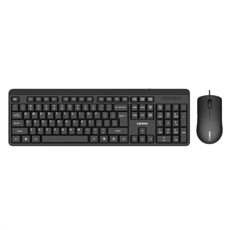 Lenovo KM210 Wired Keyboard and Mouse Combo