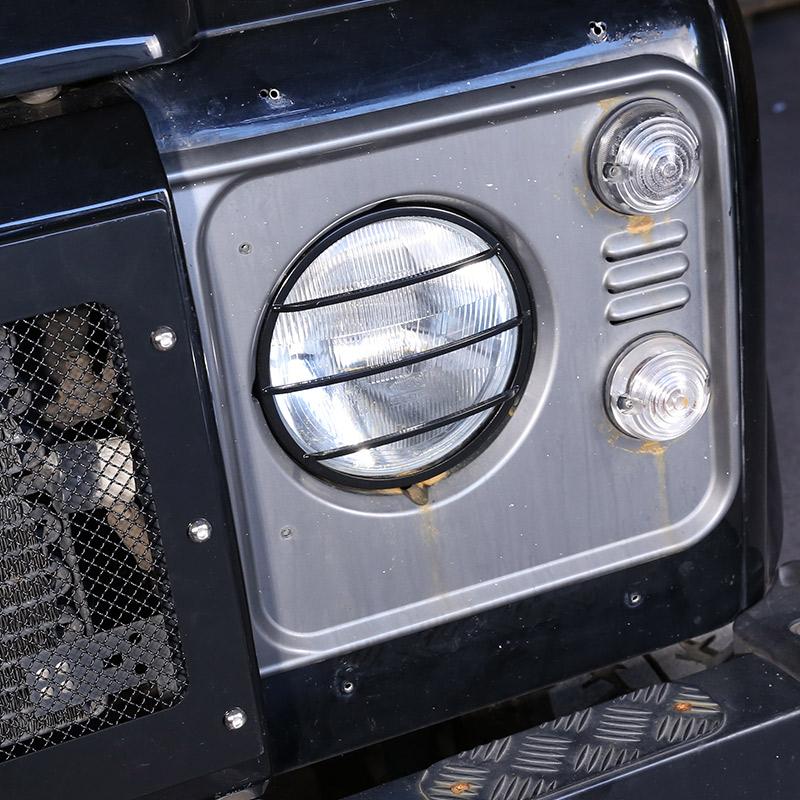 Для Land Rover Defender 110 2004-2019 Автомобильные Фары Теневой Колпак Линза Фары Защитная Сетка Решетка Защитная Отделка YU1