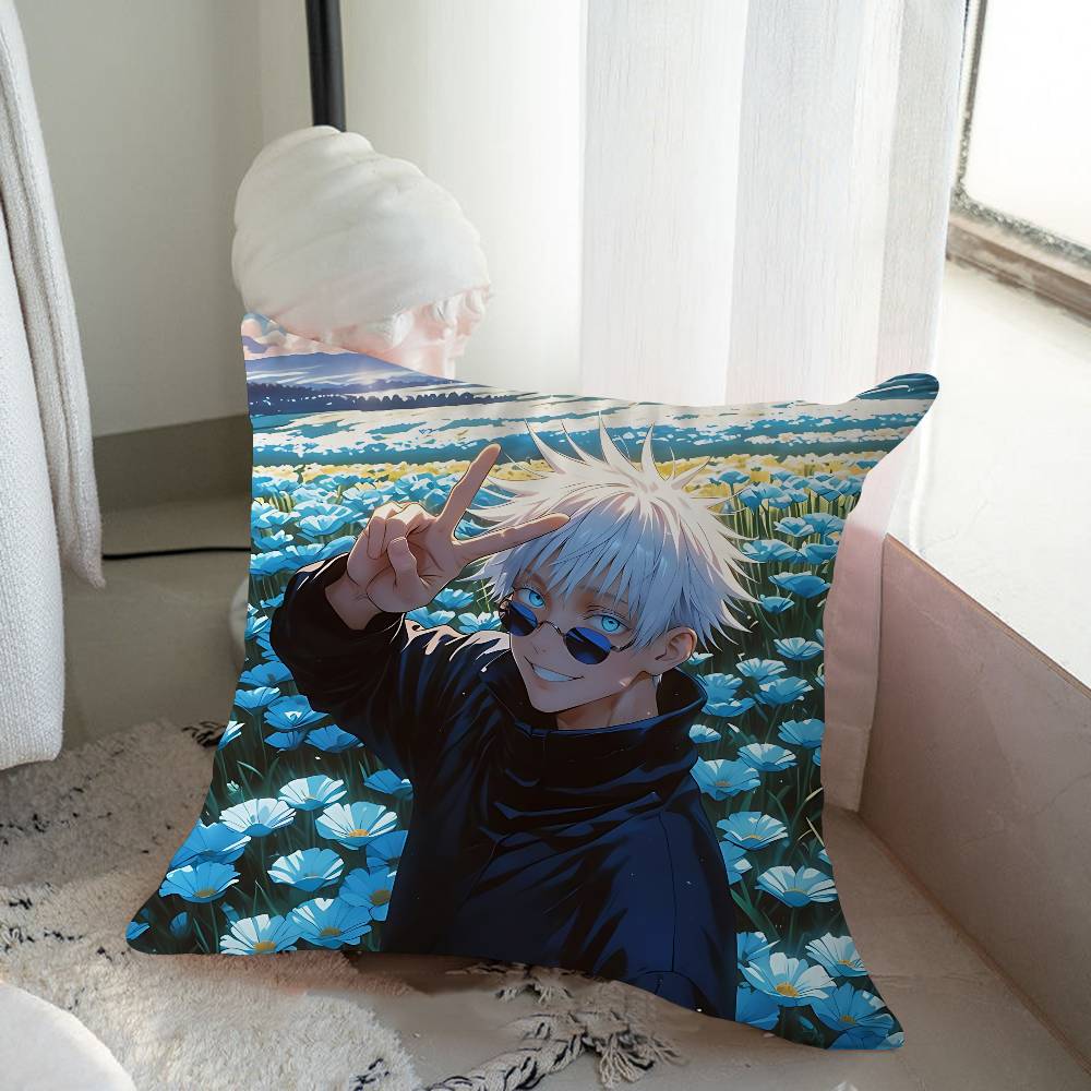 Аниме S-Сатору Г-Годжо Наволочка Чехол для диванной подушки Украшение для дома и комнаты Детский подарок