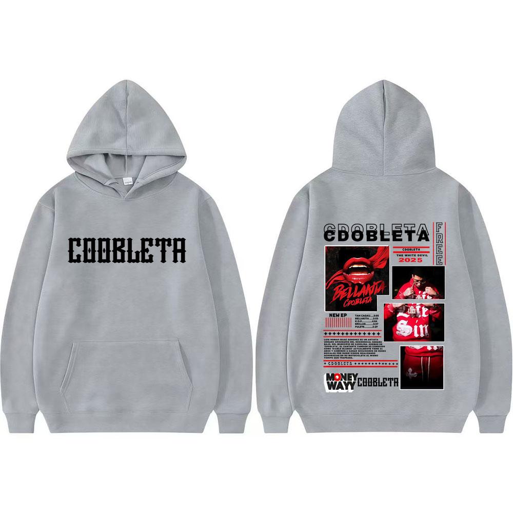 Rapper Bellakita Cdobleta Tour 2025 Print Sweatshirt Men Women High Quality Comfort Tops Hoodie Fashion Vintage Street Pullovers