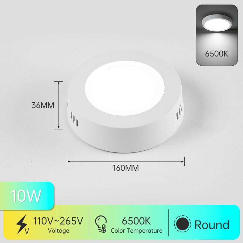 Современные светодиодные панельные потолочные светильники Холодный белый светодиодный потолочный светильник для гостиной, спальни, кухни, светодиодное освещение, домашний декор, светодиодная панельная лампа